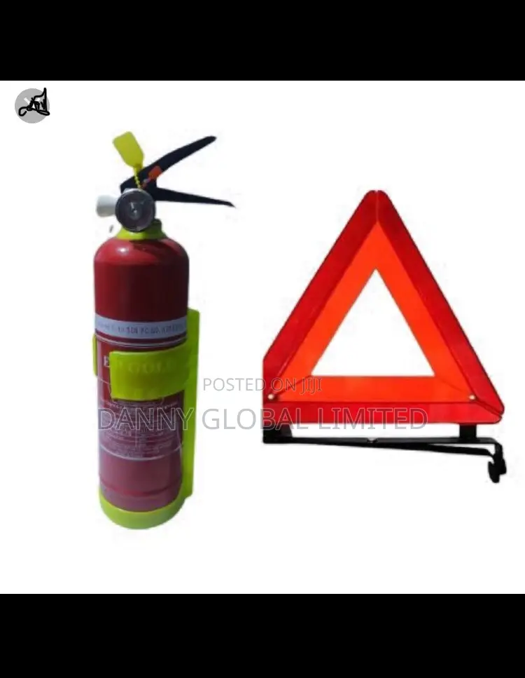 Fire Extinguisher With C-Caution
