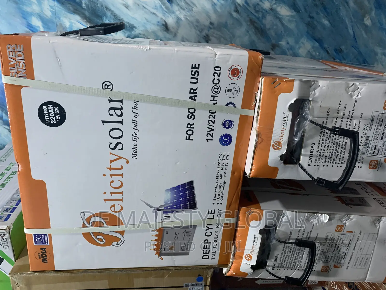 220A Pelicity Tubular Battery
