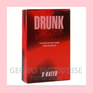 Drunk in Love Drinking Game Card for Couples
