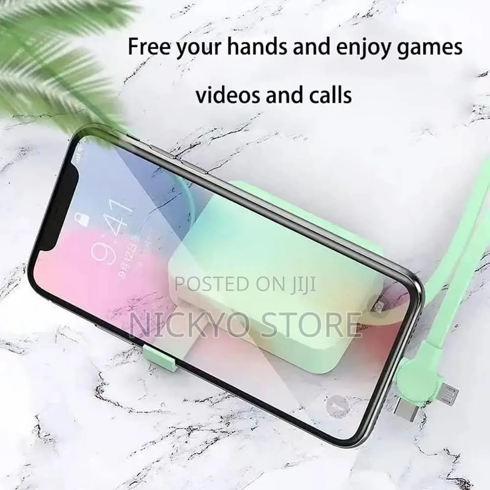 3-in-1 Retractable Charging Cable Box (Multi-Function Charger)