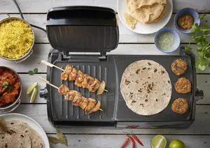 10 Portion George Foreman Large Electric Grill Griddle