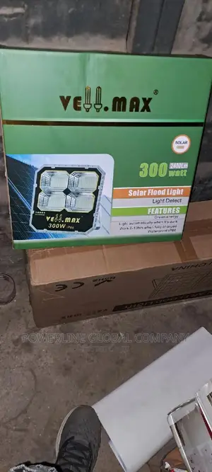 300w Solar Flood Light Very Bright With Separate Panel