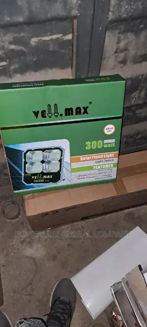 300w Solar Flood Light Very Bright With Separate Panel