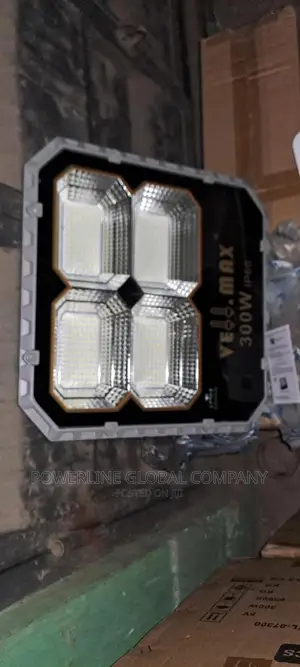 300w Solar Flood Light Very Bright With Separate Panel