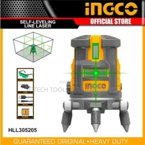 Ingco Self-Leveling Line Laser Green Laser Beam 0~30m