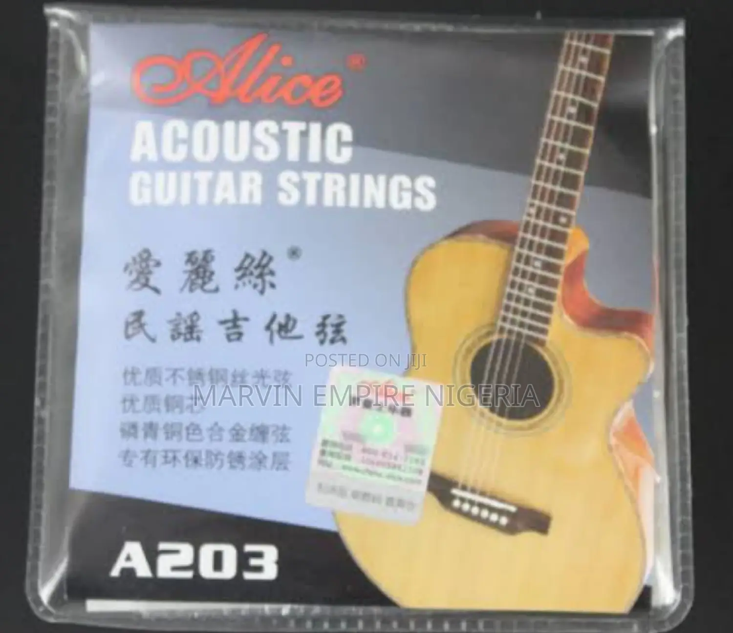 4 Sets Alice Acoustic and Electric Guitar Strings