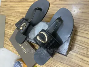 Original Gucci Leather Slipers