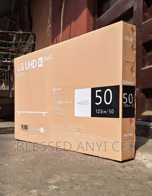 New Lg 50" Uhd Ai Thinq Smart (Flameless)Netflix Youtube