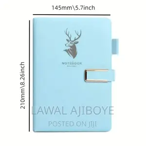 160 Pages of Premium Quality Paper A5 Minimalist Cover Noteb