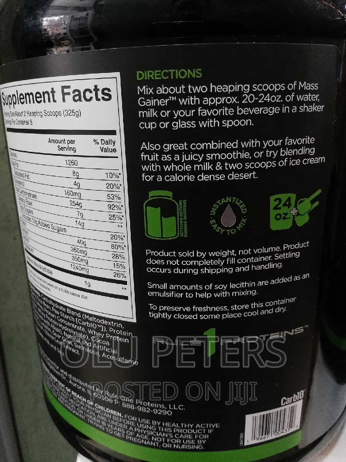 1 Rule Mass Gainer 5.73lbs