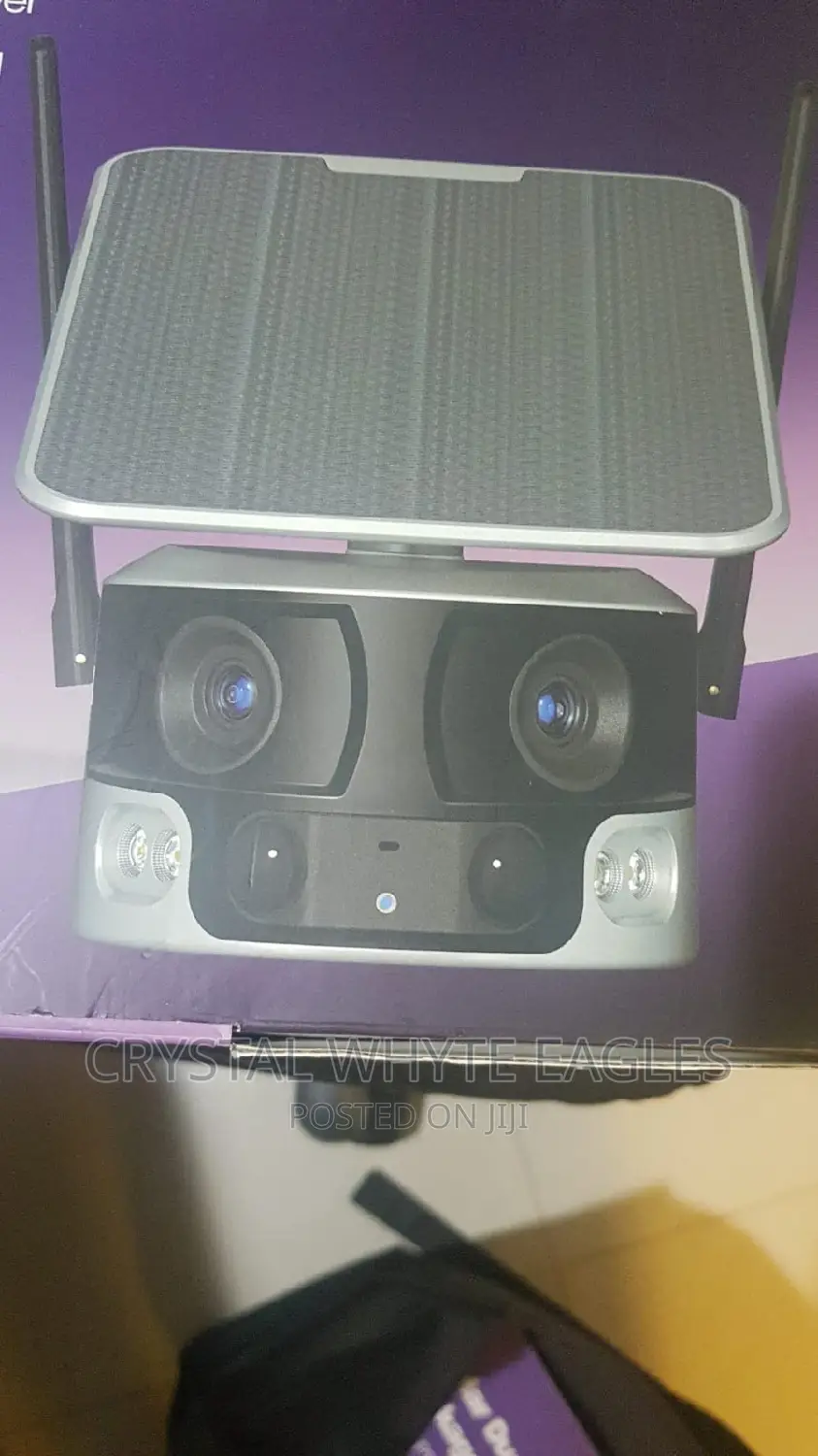 Dual Lens Video Solar Camera