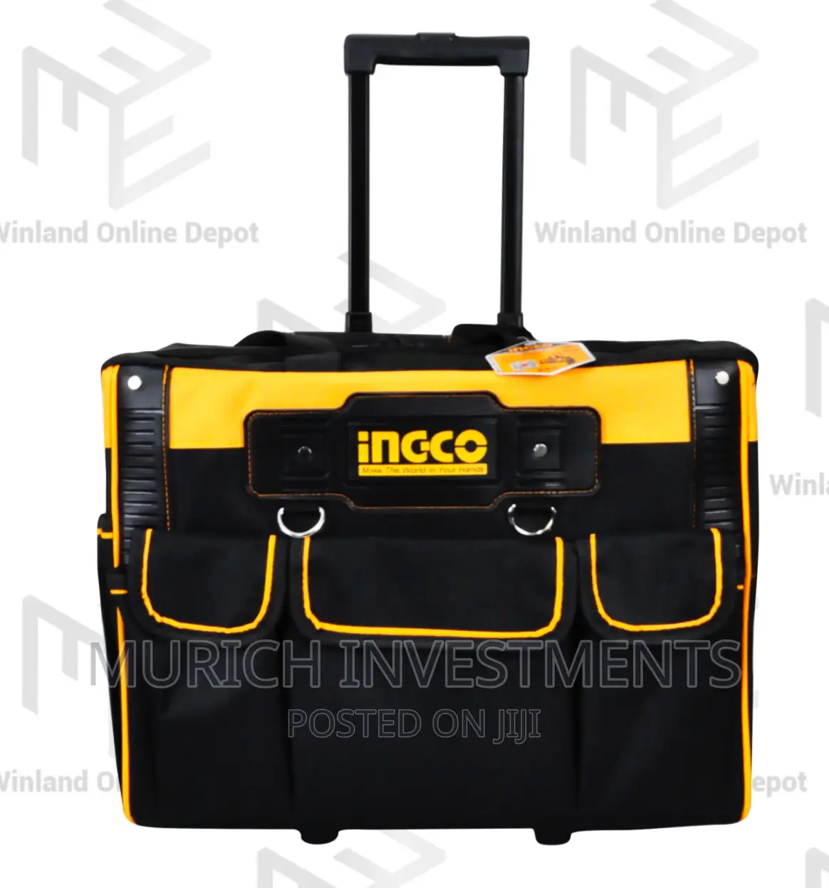 Ingco HRRTB2002 Rolling Rigid Tool Bag 20"