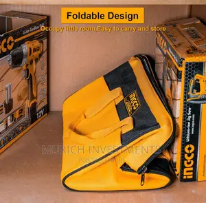 Ingco 16 Inch Tool Bag Organizer With Wide Mouth Water-proof