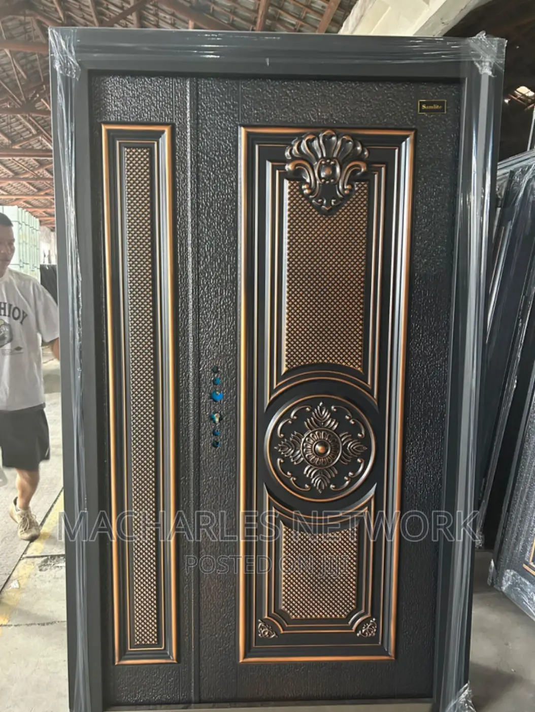 4ft German Copper Cast Security Door CS12