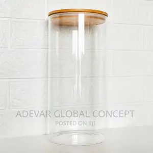 High Quality Borosilicate Glass With Bamboo Cover