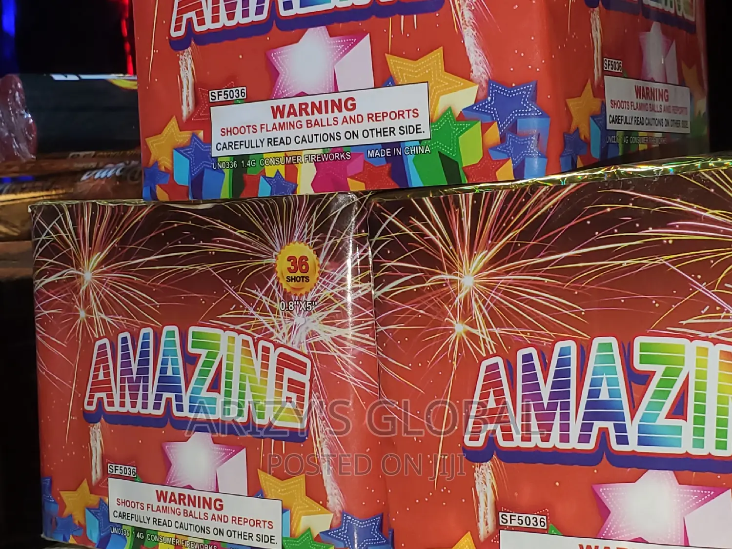 Fireworks. 36 Shots