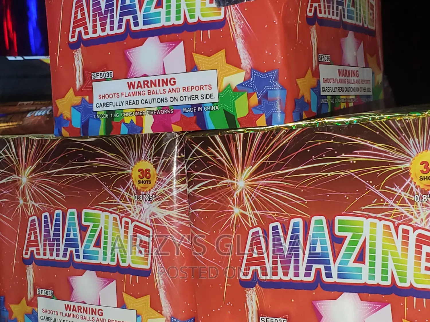Fireworks. 36 Shots