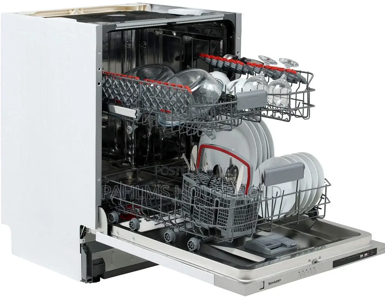 Sharp Fully Integrated Cabinet Dishwasher