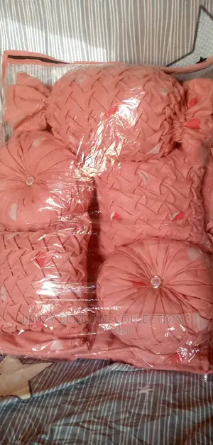 Bedsheet Plus Fancy Throw Pillows