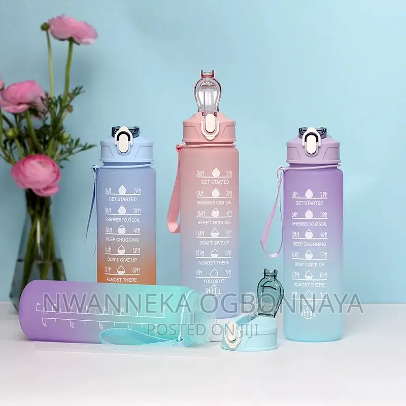 Water Bottle With Time Marker