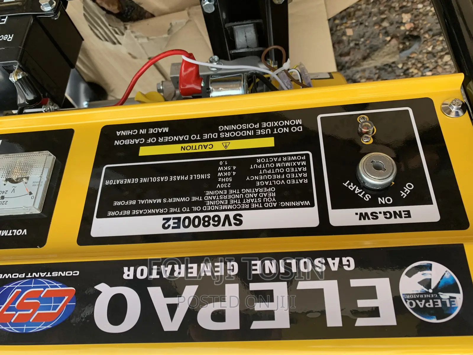 Elepaq Sv6800e2 4.5kva Automatic Generator