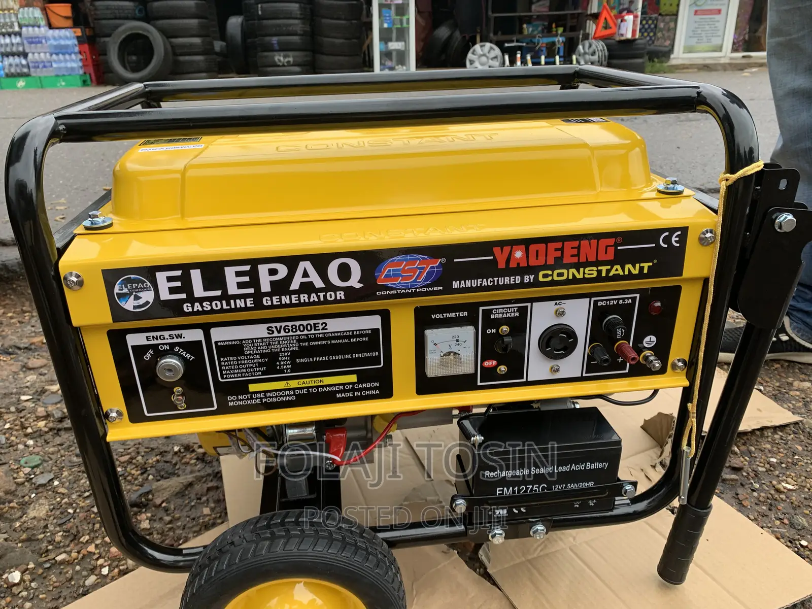 Elepaq Sv6800e2 4.5kva Automatic Generator