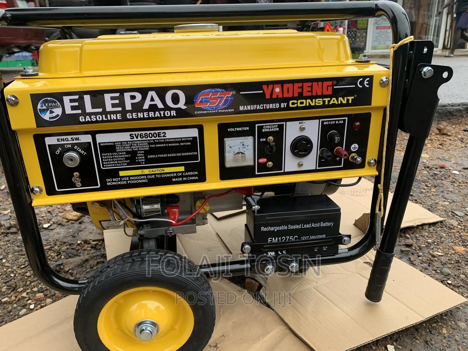 Elepaq Sv6800e2 4.5kva Automatic Generator
