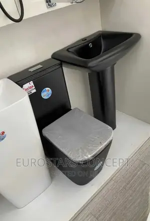 Black Square Wc Set