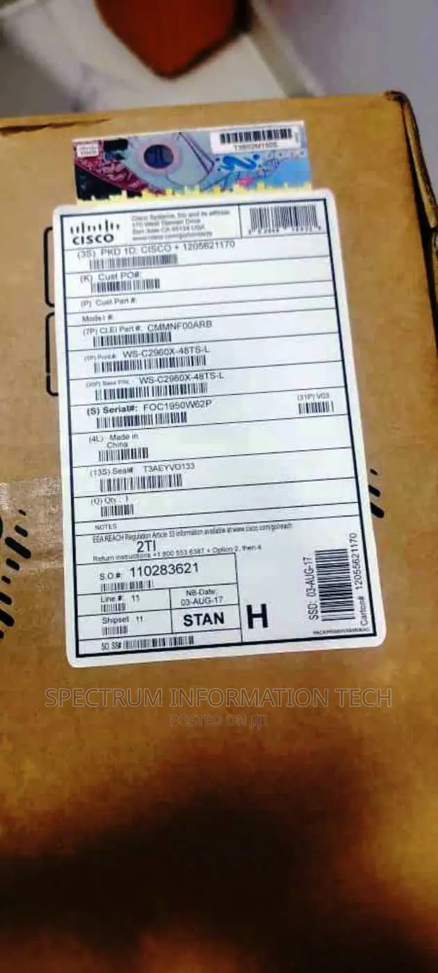 Cisco Ws-C2960x-48ts-L Gigabit Switch