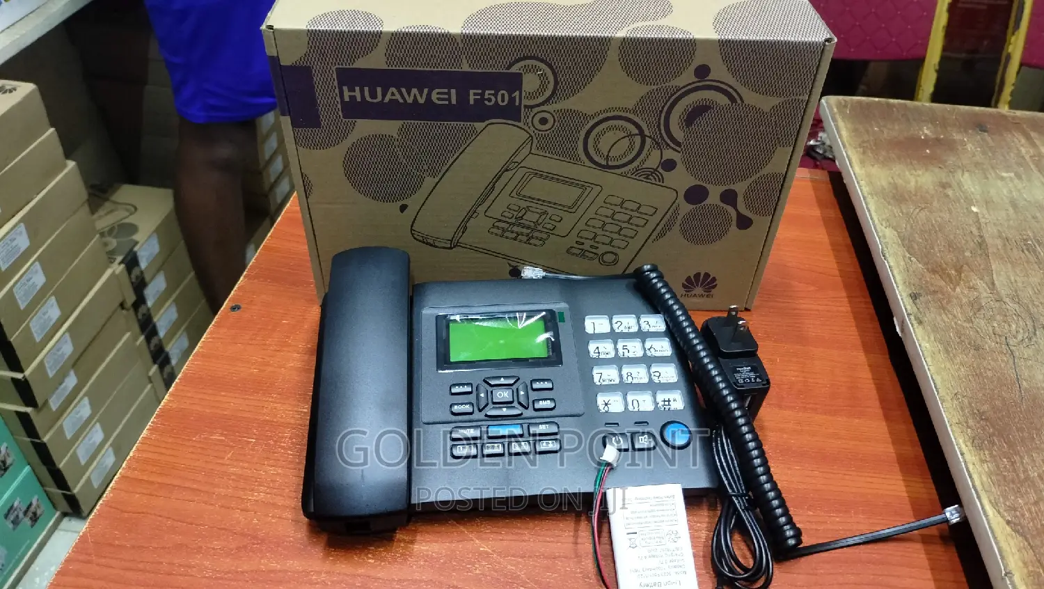 Huawei F501 Land-Line Table Phone With 3g/4g GSM Sim Slot