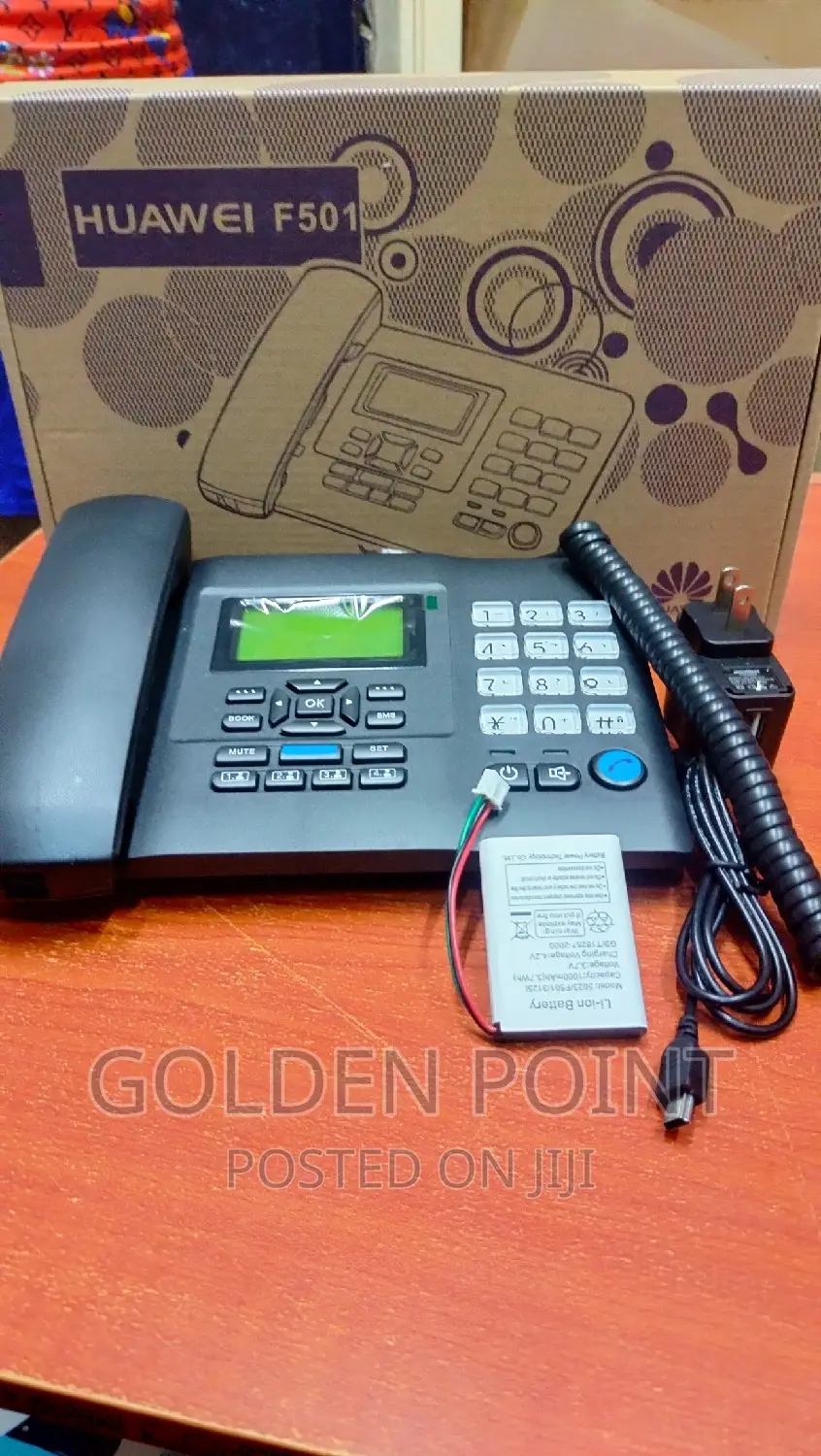 Huawei F501 Land-Line Table Phone With 3g/4g GSM Sim Slot