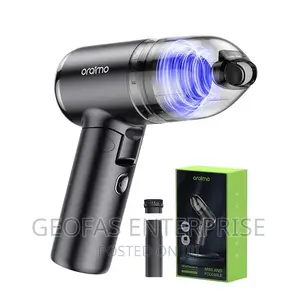 Original Oraimo Grey Anti Resistance Car Home Vacuum Cleaner