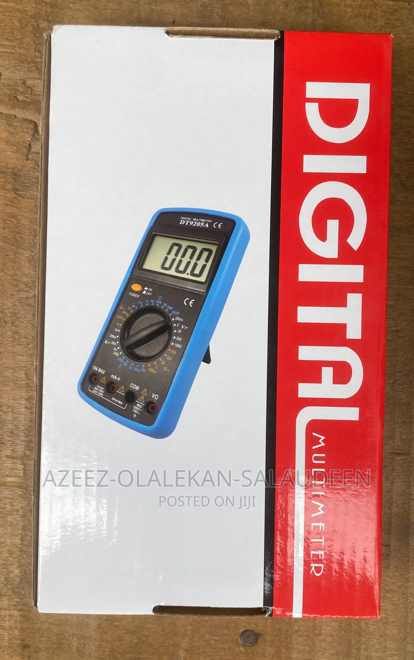 Digital Multimeter Dt9205a Large LCD Display