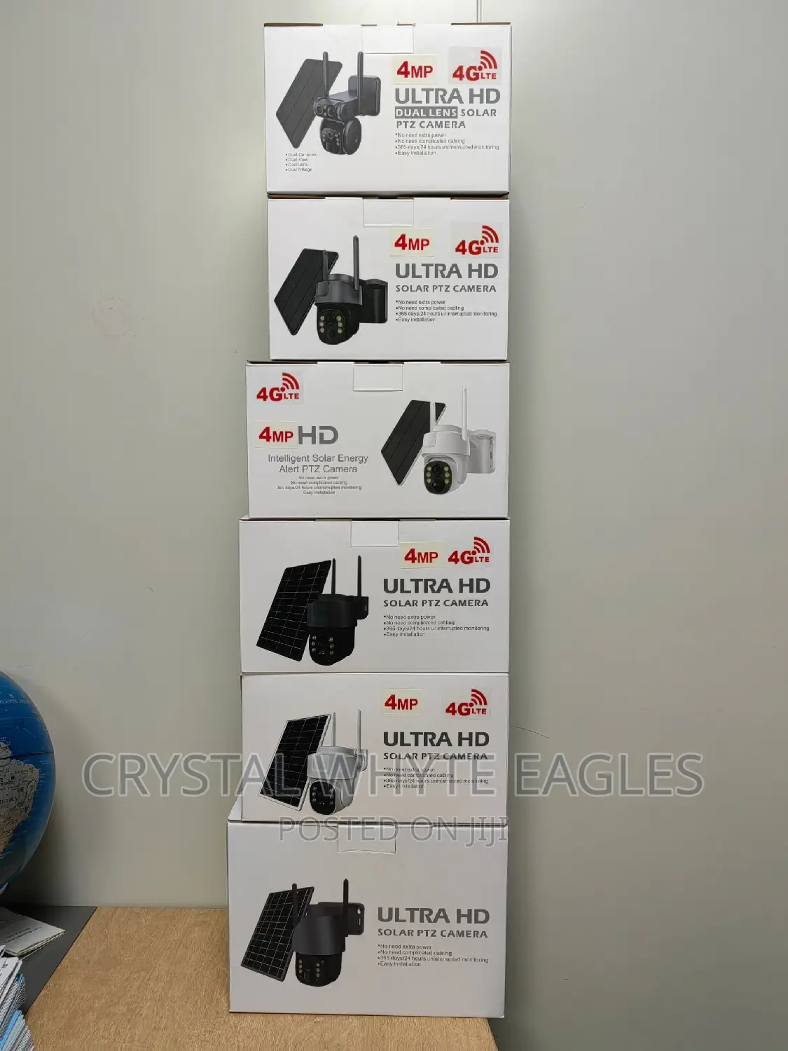4G 4mp Solar PTZ Camera With Auto Tracking Ubox App.