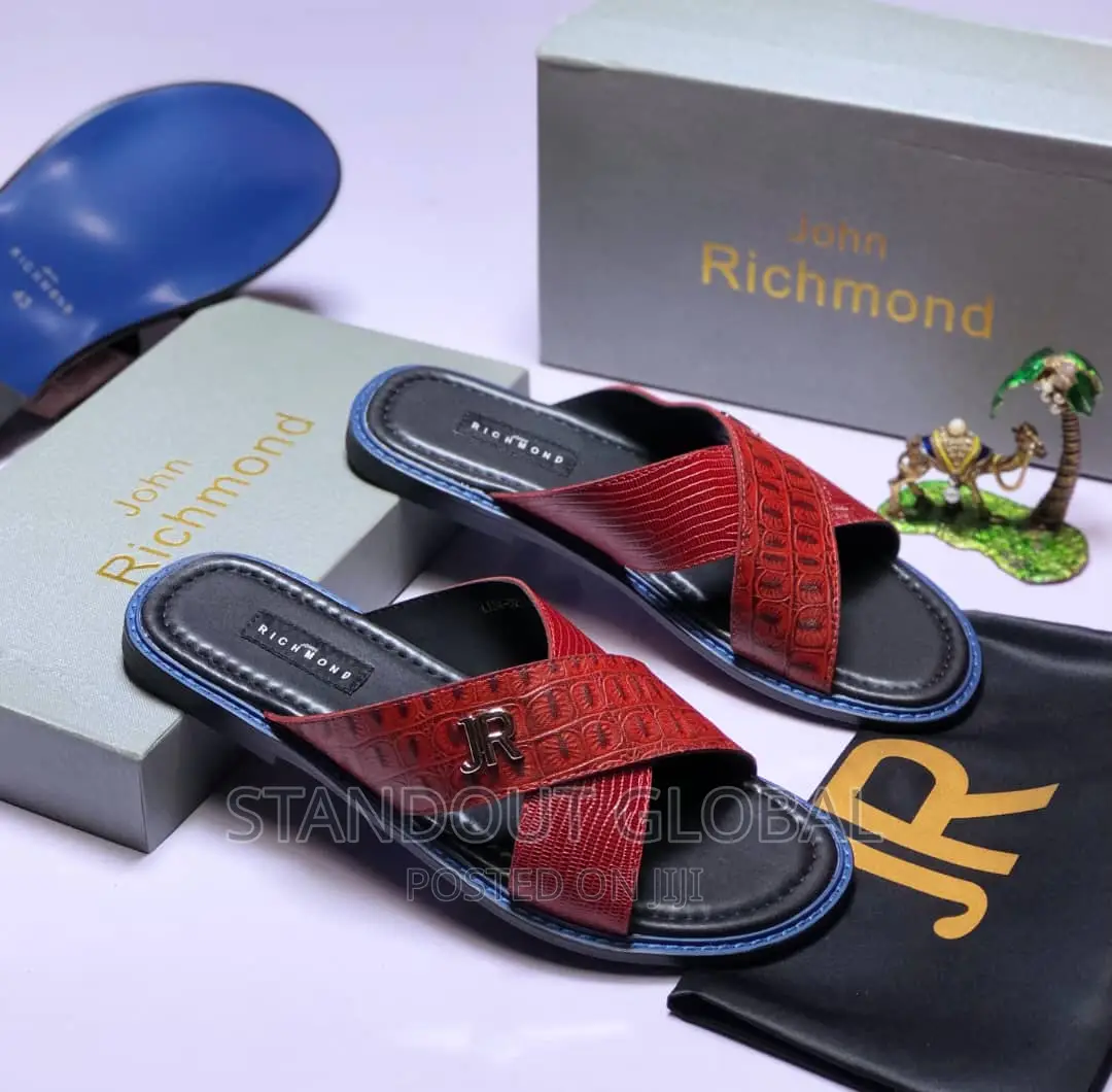 John Richmond Palm Slippers