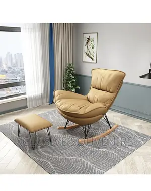 Rocking Chair With Stool
