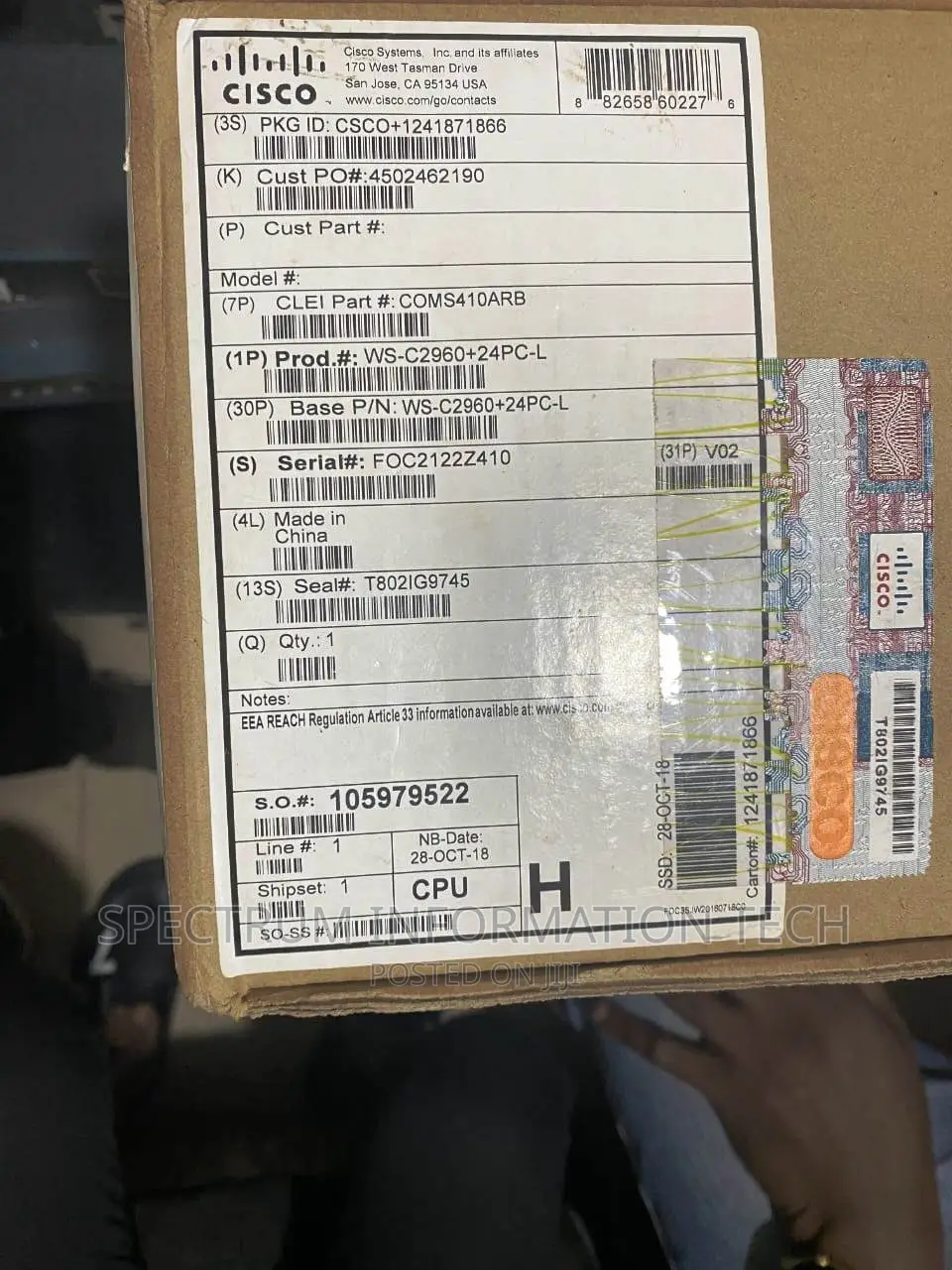 Cisco Ws-C2960+24pc-L