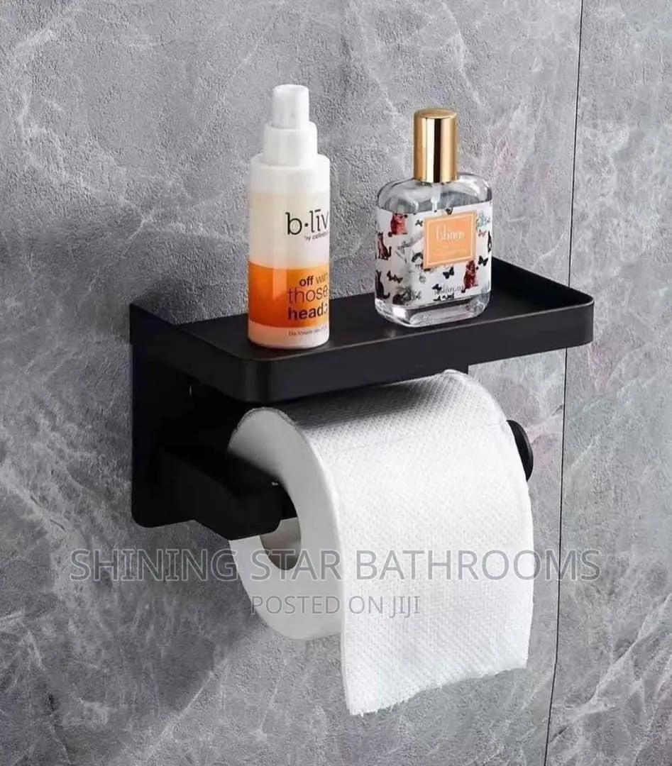Black Tissue Holder and Accessories
