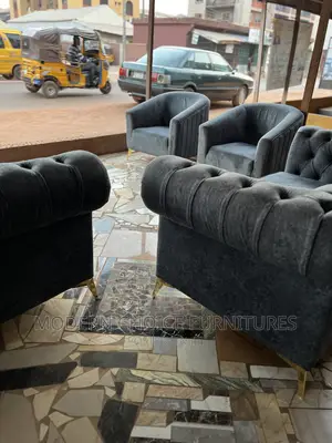 Set of Padded Sofa Up for Grab