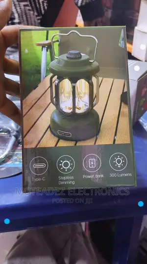 Retro Rechargeable Camping Lantern With Usb