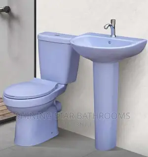 Coloured Toilet Set