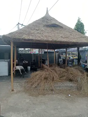 Newly Built Bush Bar Gazebo Hut in Lagos
