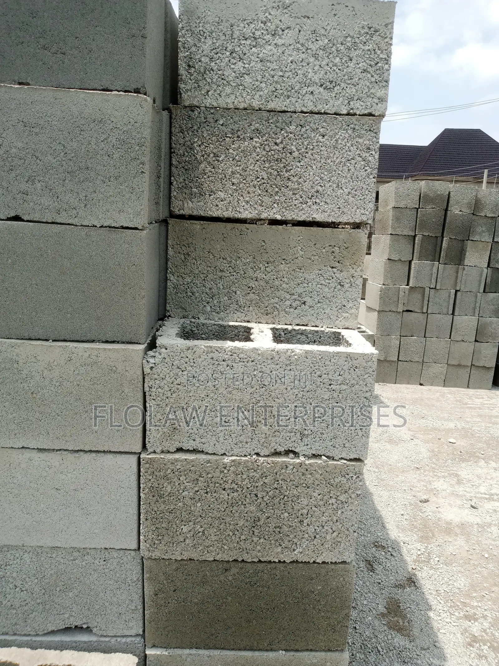 Concrete Block With Stone Dust