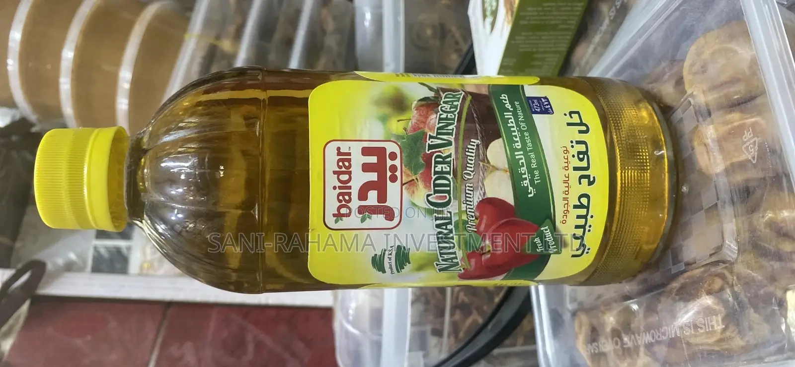 Natural Cider Vinegar ( Apple Cider ).