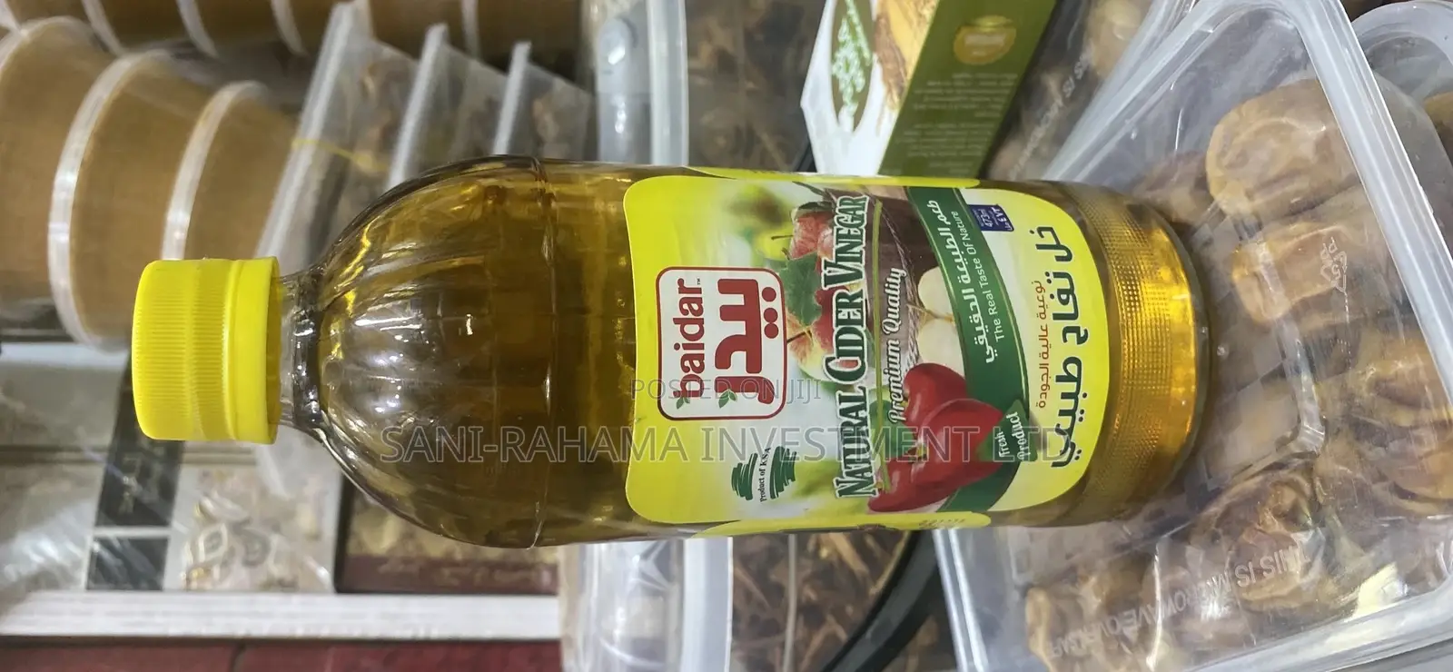 Natural Cider Vinegar ( Apple Cider ).