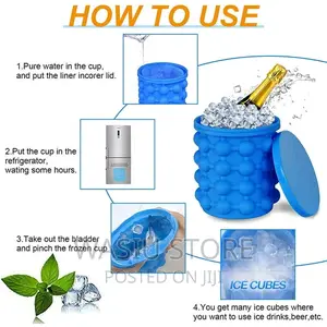 Silicone Ice Cube Bucket/Ice Genie