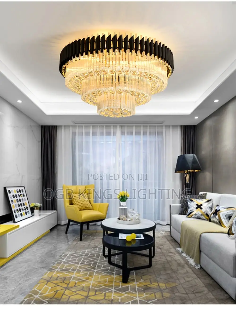 Chandelier Light Black Crystal Chandelier Celling Light