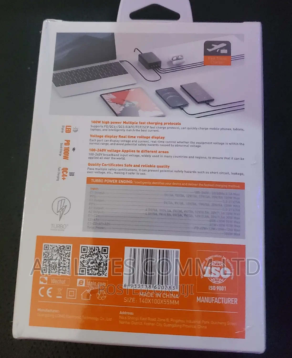 Ldnio 100watts Charger