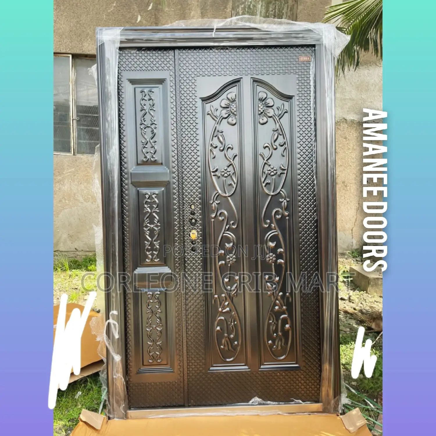 Vintage Copper Front Door
