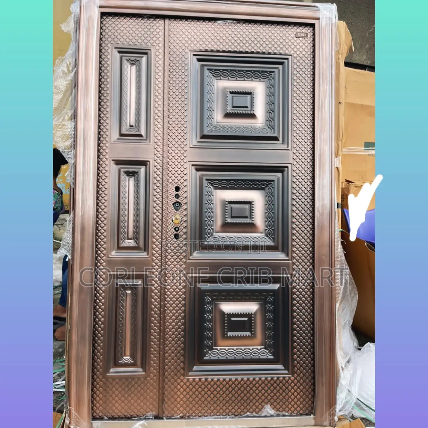 6 Panel Security Front Door